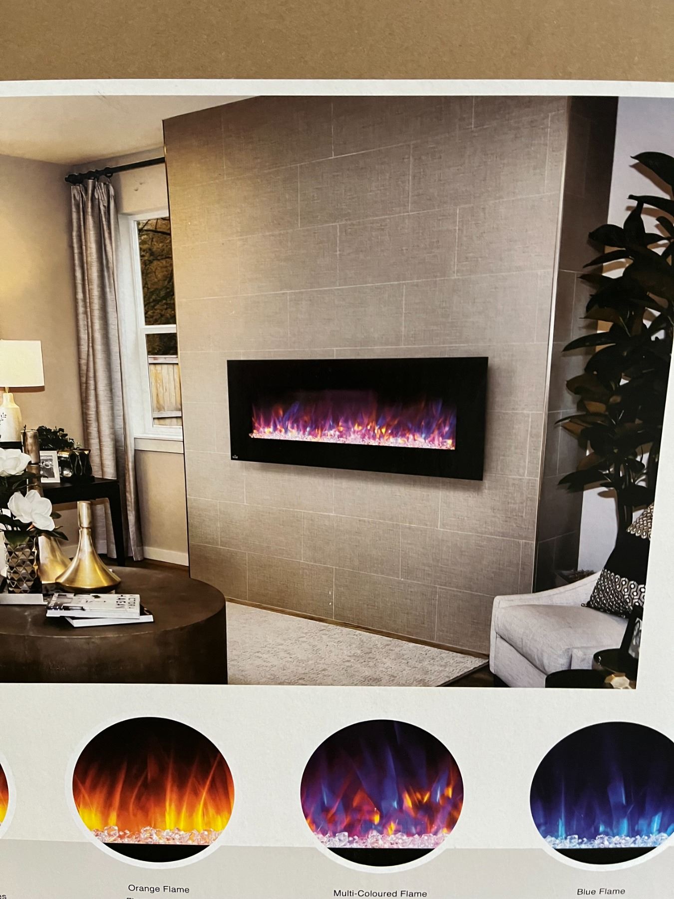 Napoleon 54" Wall Mount Electric fireplace. Appears to be new in box ...