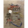 Image 1 : Assortment of Tools - Saws, Electrical Cords, Padlocks, and More!