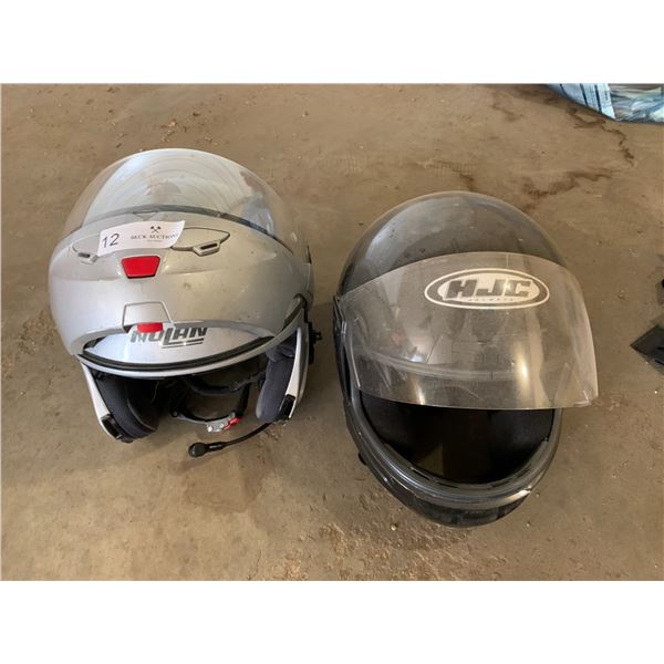 Nolan and HJC Motorcycle Helmets