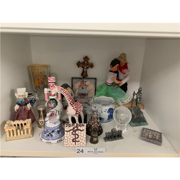 Assortment of Travel Souvenirs