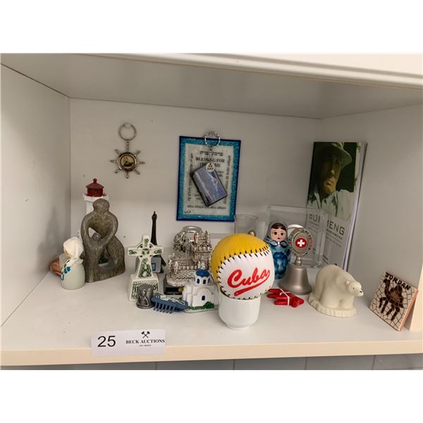 Assortment of Travel Souvenirs