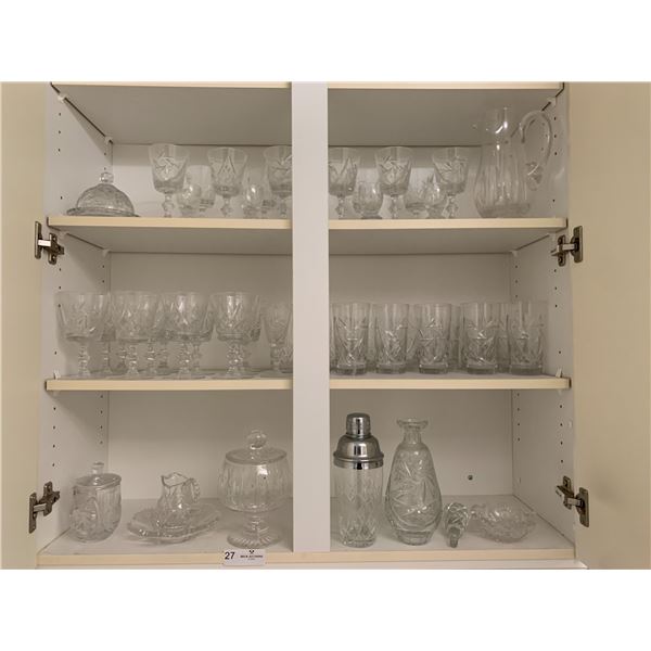 Assortment of Crystalware