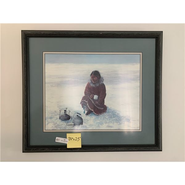 Framed Print of Aboriginal Woman
