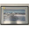 Image 1 : Framed Print of Arctic Wolves - Hand-Signed by R.S. Parker (500/950)
