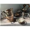 Image 4 : Assortment of Silverplate and Other Metalware