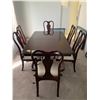 Image 1 : Gibbard Solid Mahogany Dining Table w/ 6 x Chairs
