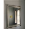 Image 1 : Silver-Trimmed Wall Mirror (28" x 20")