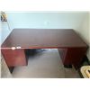Image 1 : Wooden Desk (28.5"H x 59.25"W x 29.75"D)