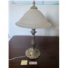 Image 1 : Silver Coloured Lamp (20" Tall)