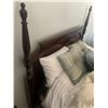 Image 5 : Double Bed w/ Headboard, Box Spring, and Beautyrest Deauville Mattress (See Description)