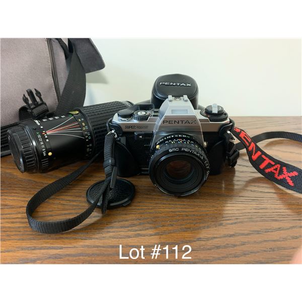 Pentax SuperProgram SLR Camera w/ Lenses and Carrying Case (Great Condition!)