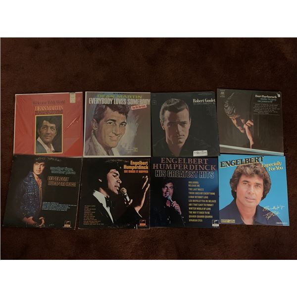 8 x Assorted Vinyl Records