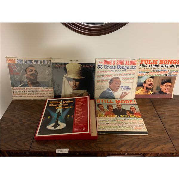 6 x Assorted Vinyl Records