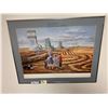 Image 1 : "Prairie Harvest" - Framed Print by J. Healey (27" x 21") (12/20)