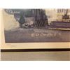 Image 2 : Framed Print of Train Station by D Campbell (130/295) (18.5" x 26")
