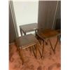 Image 1 : 3 x Vintage Wooden Side Tables