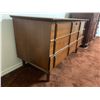 Image 5 : Vintage Wooden Storage Chest (See Description) (25"H x 46"W x 20"D)