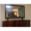 Image 4 : Vintage Wooden Chest of Drawers w/ Mirror (70.5"H x 55"W x 21"D)