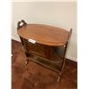 Image 2 : Antique Wooden Side Table (21.5" x 21"W x 12.5"D)