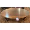Image 2 : Oval-Shaped Coffee Table (15.5"H x 47.5"W)