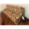 Image 3 : Floral Upholstered Sofa (34"H x 82"W x 32"D)