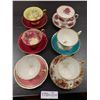Image 2 : 6 x Assorted Fine China Cups and Saucers (Paragon, Royal Chelsea, and Others!)