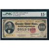 Image 1 : 1922 $100 Gold Certificate PMG 15NET