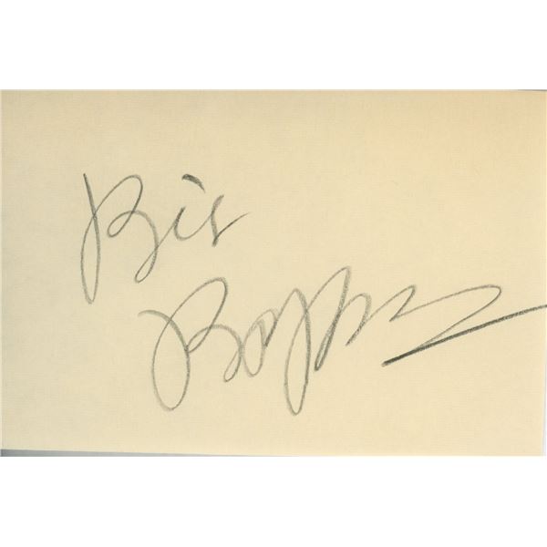 The Big Bopper signature cut. GFA Authenticated
