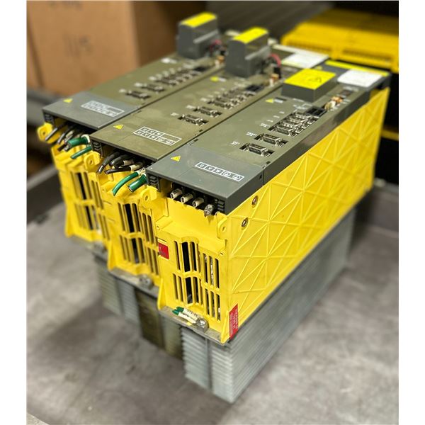 (3) Fanuc #A06B-6079-H106 Servo Amplifiers