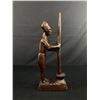 Image 2 : Ghana Wood Carving (Man Working) 16"