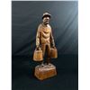 Image 1 : Large Quebec Folk Art Carving By "Caron" 14"