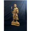 Image 2 : Nice Details Chinese Warrior Wood Carving 12"