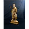 Image 2 : Nice Details Chinese Warrior Wood Carving 12"