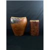 Image 1 : 2 Pottery & Basketry Vases