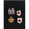 Image 1 : Vintage Red Cross Pins (1 Sterling)