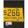 Image 3 : 1964 Manitoba "Buffalo" License Plate