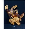 Image 1 : Rickshaw Wall Wood Art- Approx. 32" High