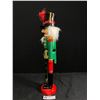 Image 2 : Very Nice Green Guard Wooden Nut Cracker. Approx. 17" Tall