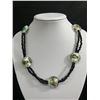 Image 2 : Beautiful Glass Necklace w/Colourful Art Glass Large Feature Beads