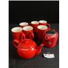 Image 1 : 1980's Create Gust Mugs- Includes Teapots, 1 Has Strainer For Loose Tea. Like New