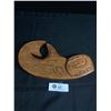 Image 1 : Signed Killer Whale Wood Carving By L Wilson /74