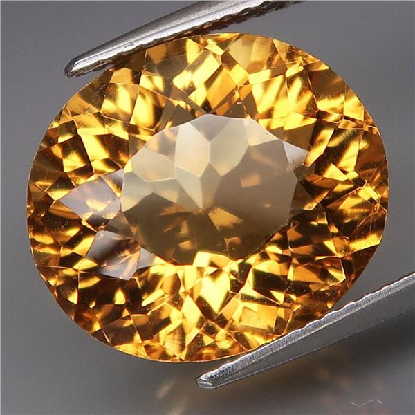 Natural Brazil Citrine 10.72 Cts Untreated