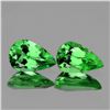 Image 1 : Natural Green Tsavorite Garnet Pair{Flawless-VVS}