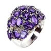 Image 2 : Natural Amethyst Sapphire Ring