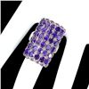 Image 1 : Natural Amethyst & Rhodolite Garnet Ring