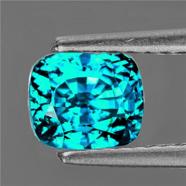 Natural AAA Greenish Blue Zircon [Flawless-VVS]