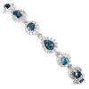 Image 2 : Natural London Blue Topaz Bracelet