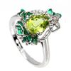 Image 2 : Natural Unheated Peridot Ring