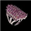 Image 3 : Natural Rhodolite Garnet Ring