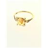 Image 1 : JEWELRY – 18 Kt YELLOW GOLD, CITRINE, AND DIAMONDS RING